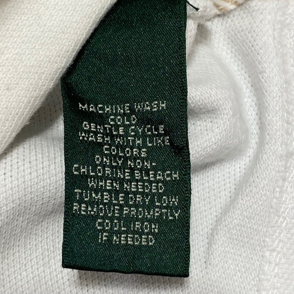 L-RL Active Set Women XL White Polo Shirt Beige Stripe Shorts Golf Tennis - Picture 12 of 12